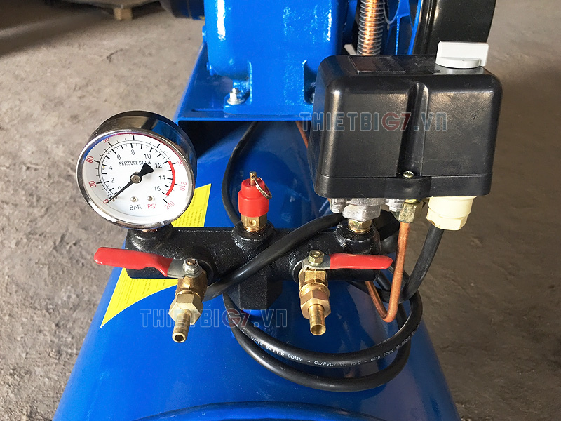 Đầu chỉnh áp, ngỏ ra máy nén hơi pegasus 2 cấp 3hp-120l-12.5bar