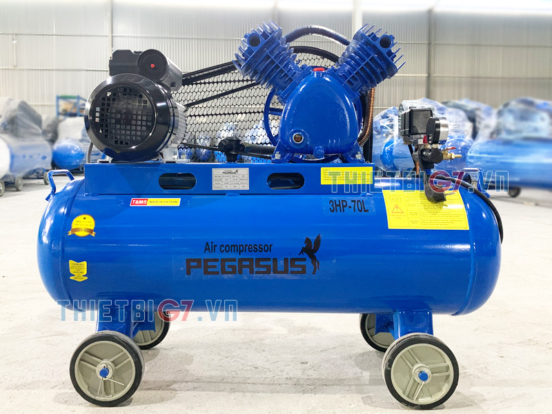 Máy nén khí Pegasus 3HP - 70L - 8Bar Máy nén khí Pegasus 3HP - 70L - 8Bar