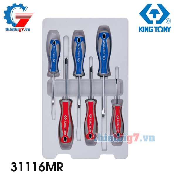 Bộ tua vít 6 cái Kingtony 31116MR bo-tua-vit-6-cai-kingtony-31116MR