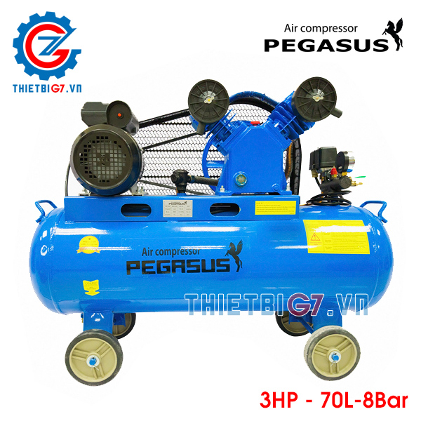Máy nén khí pegasus 3HP -70L - 8Bar Máy nén khí pegasus 3HP -70L - 8Bar
