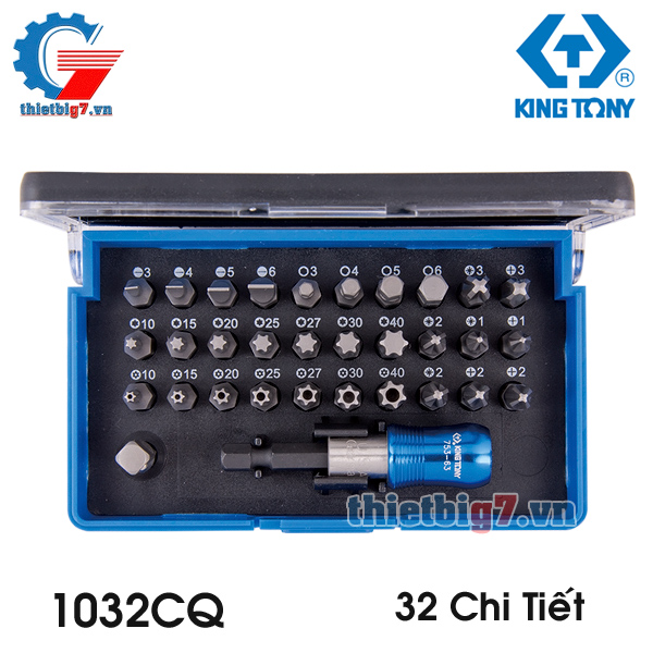 Bộ Mũi Vít 32 Chi Tiết Kingtony 1032CQ
