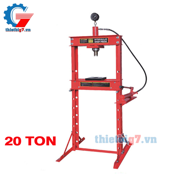 Máy Ép Thủy Lực 20 Tấn Có Đồng Hồ may-ep-thuy-luc-20-tan-co-dong-ho