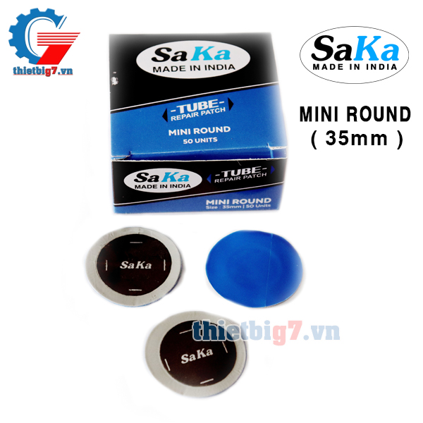 miếng vá săm lốp SAKA Mini Round 35mm
